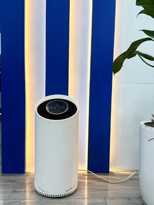 Semua dalam Satu Putih HEPA Purifier Udara dengan Touch Control Night Light dan Timer