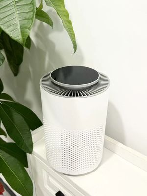 Pembersih asap listrik putih HC10 dengan 6 watt daya - 160x160x246mm